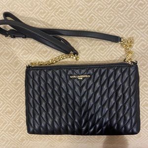 Karl Lagerfeld Quilted Cross Body Bag